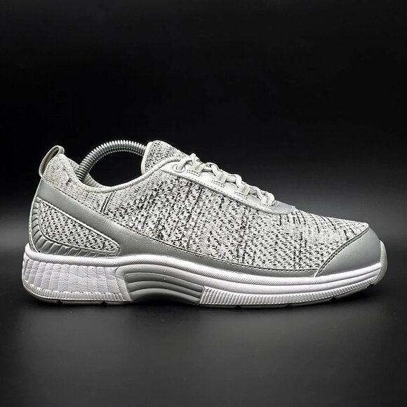 Orthofeet Sandy Bio-Fit Silver White Walking Sneaker Shoes Women's Size 9.5 - Picture 8 of 12